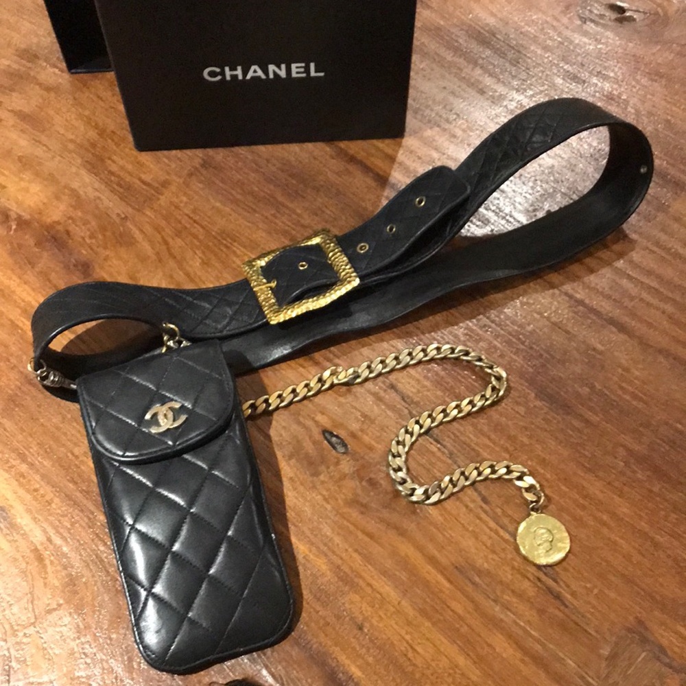 Chanel Belt with Mini Bag with Phone Holder